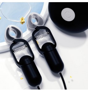 GALAKU - Honey Peach Nipple Clamps (Chargeable - Black)